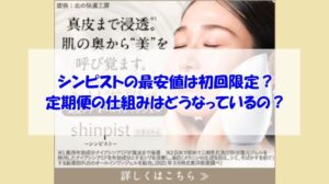 シンピストの最安値は初回限定?定期便の仕組みはどうなっているの?